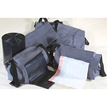 T-Bags 1pocket Grey TrashBag Dispenser, 5PK 2002-5